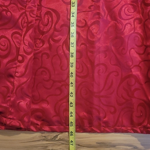 Vintage Homemade Red Skirt L - Picture 12 of 14